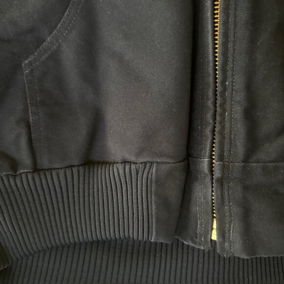 NWOT Carhartt Navy Blue Duck Cloth Coat Jacket - Picture 7 of 10